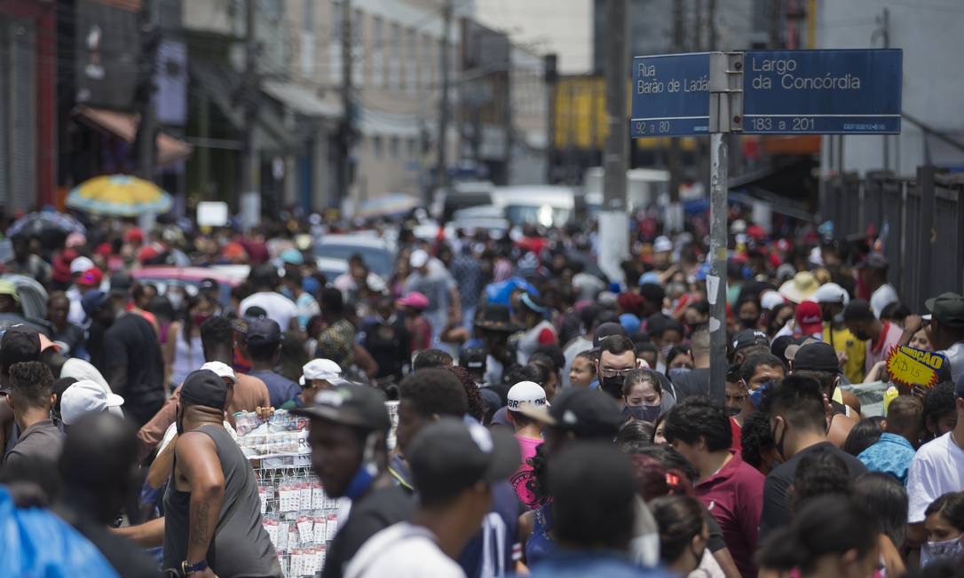 Rua no centro de São Paulo