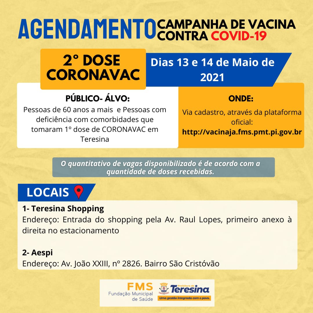 Vacinação contra a Covid- 2ª dose