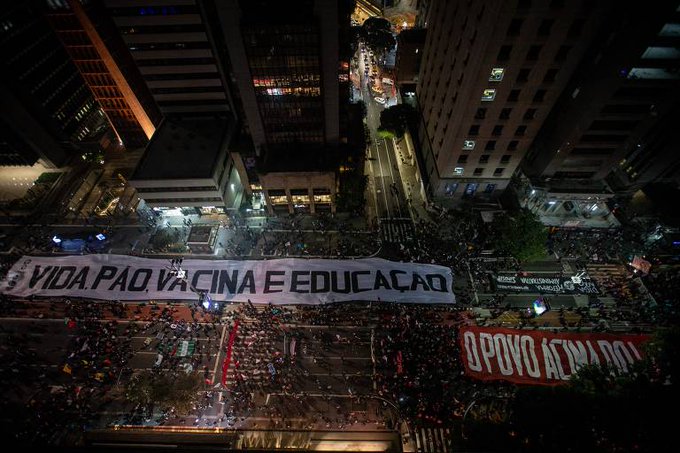"Fora Bolsonaro", ecoou pelo Brasil inteiro