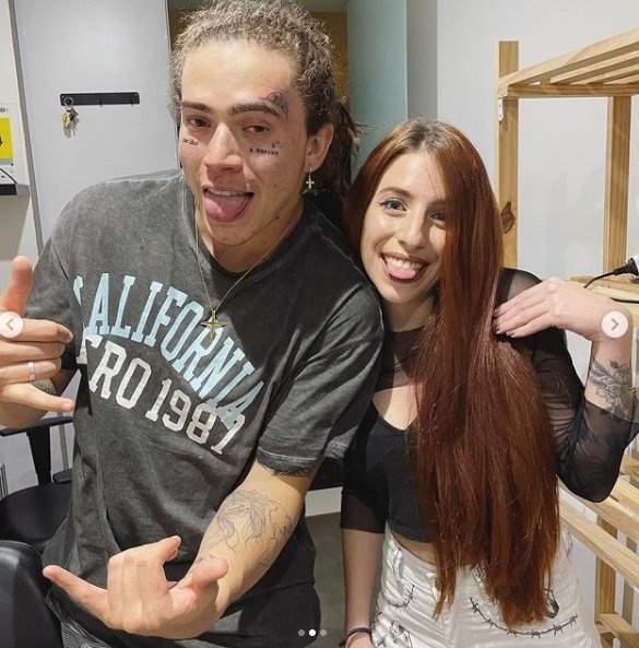 Tatuadora fez uma postagem para mostrar a nova tatuagem que o influenciador fez em homenagem ao primeiro filho