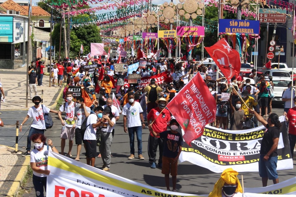 #3J: Manifestação contra Bolsonaro em Teresina