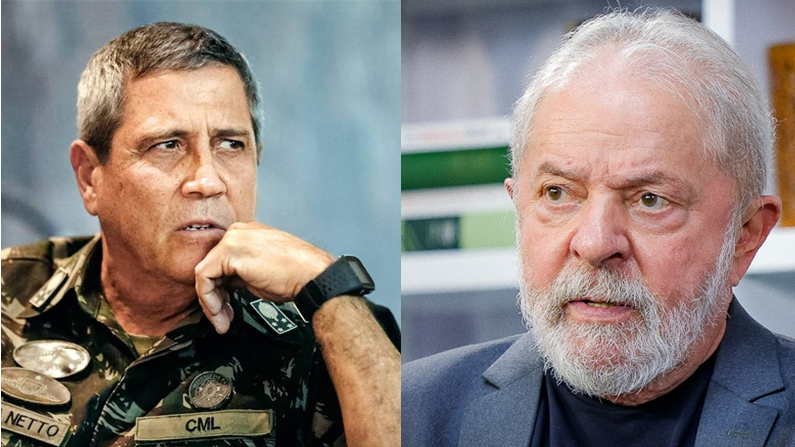 Foco no Braga Netto: estão tramando para tirar Lula das eleições