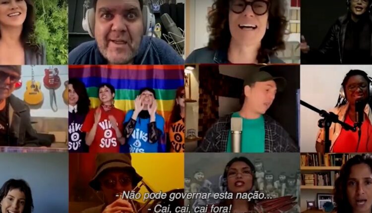 Vídeo: artistas lançam clipe em ato por impeachment de Bolsonaro