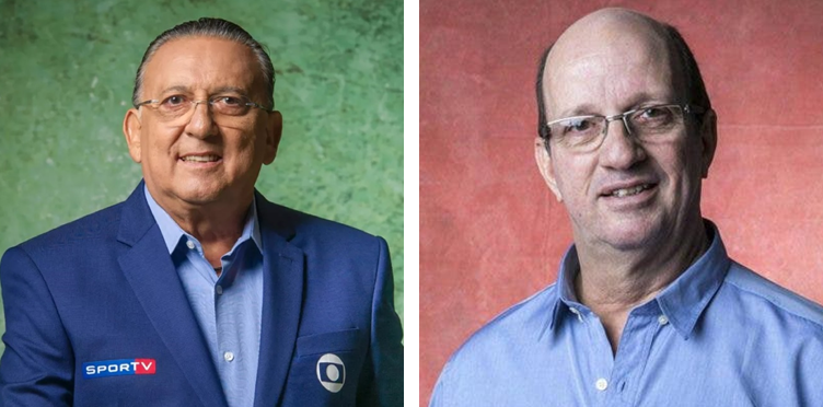 Galvão Bueno e Marcos Uchôa falam bobagem na abertura das Olimpíadas