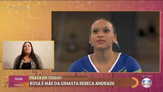 Mãe de Rebeca Andrade fala da emoção da conquista da filha nos Jogos Olímpicos de Tóquio
