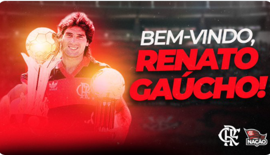 Flamengo acerta com Renato Gaúcho