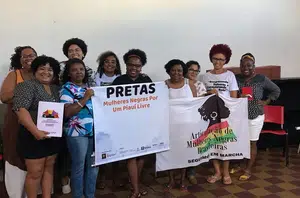 Representantes do Instituto da Mulher Negra do Piauí em fevereiro de 2020(REPRODUÇÃO/REDES SOCIAIS)