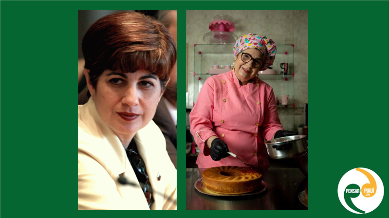 Ela já foi governadora; hoje, é boleira