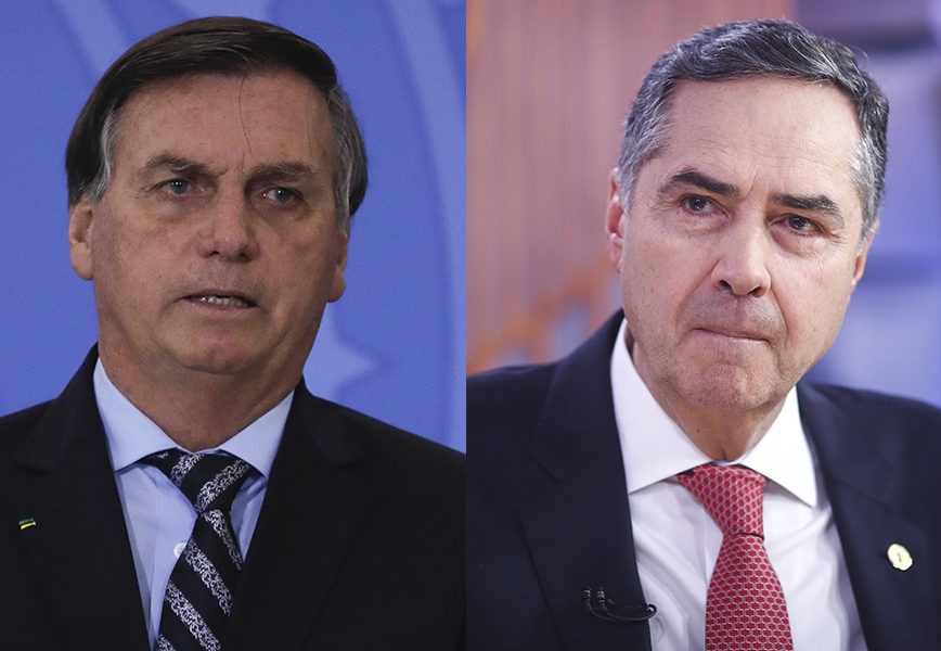 Bolsonaro e Luís Barroso