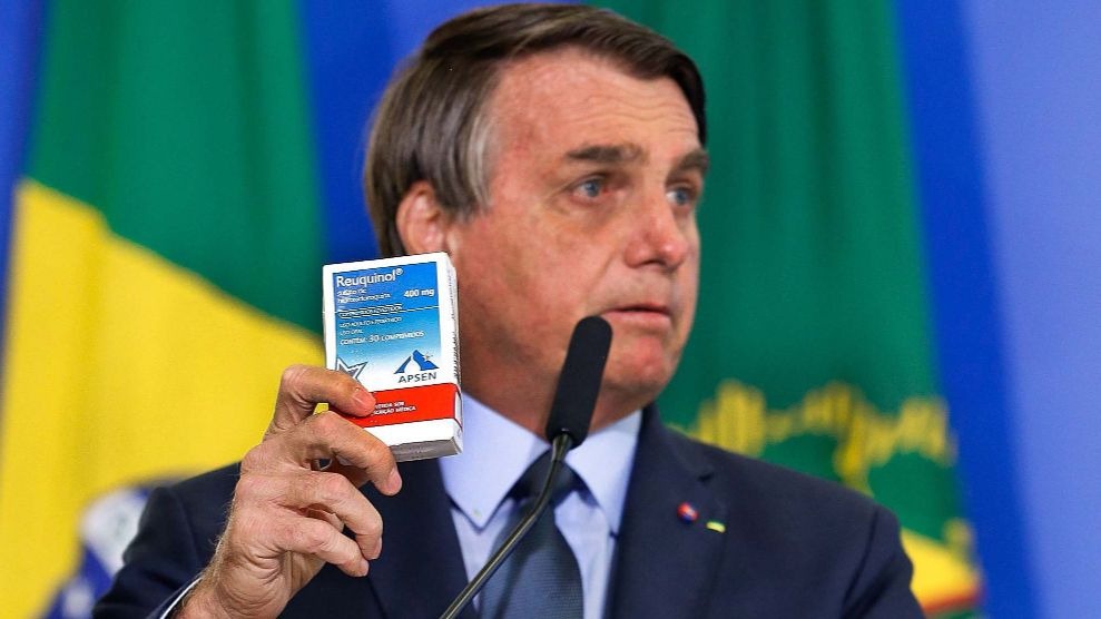 Bolsonaro é o maior influenciador de cloroquina do mundo