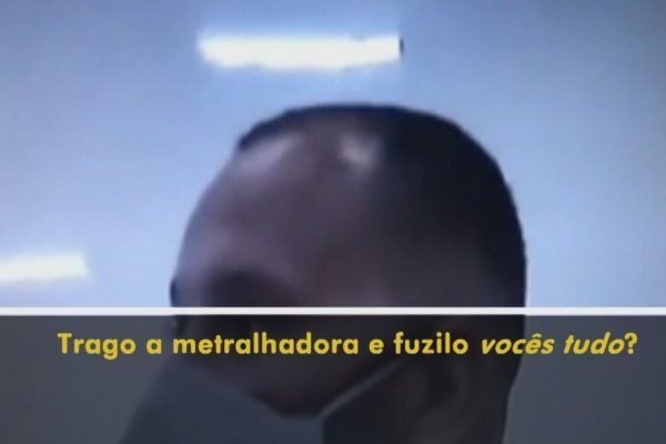 Vídeo: “Trago uma metralhadora?”, diz professor em aula on-line