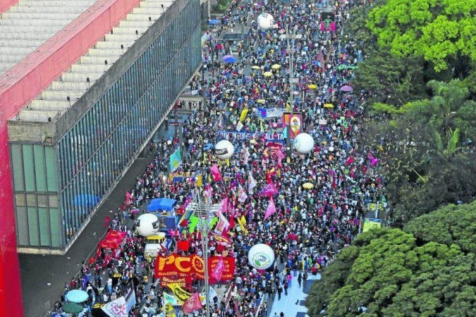 Fora Bolsonaro na Avenida Paulista