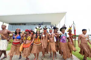 Indígenas ocupam Palácio do Planalto, em Brasília(Jornal do Comércio)