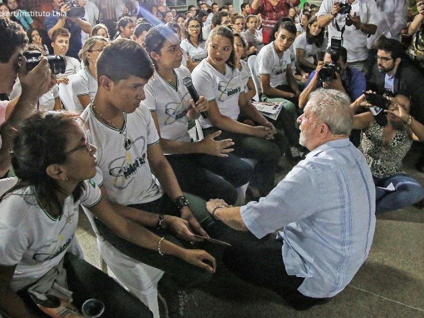 Lula, a estudantes do Piauí: “a educação é a maior herança”