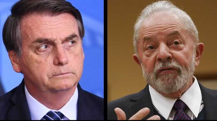 Lula e Jair Bolsonaro