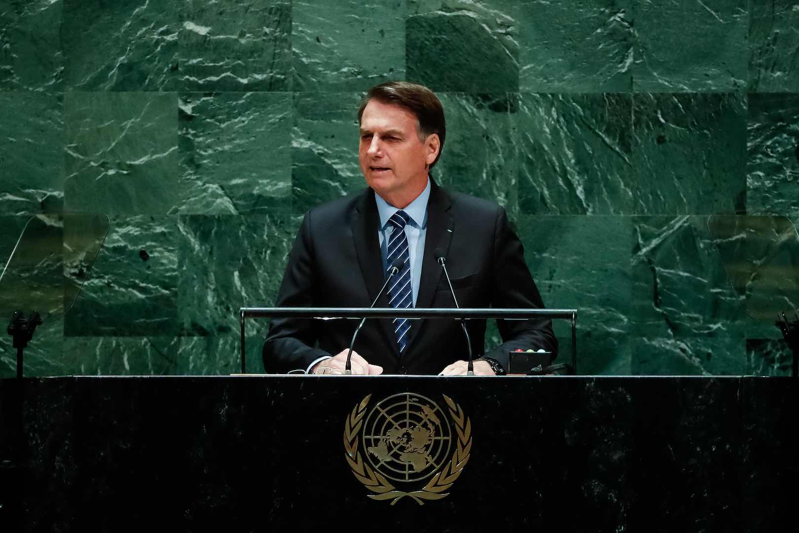 Bolsonaro faz discurso anticomunista, ataca a imprensa e mente na ONU