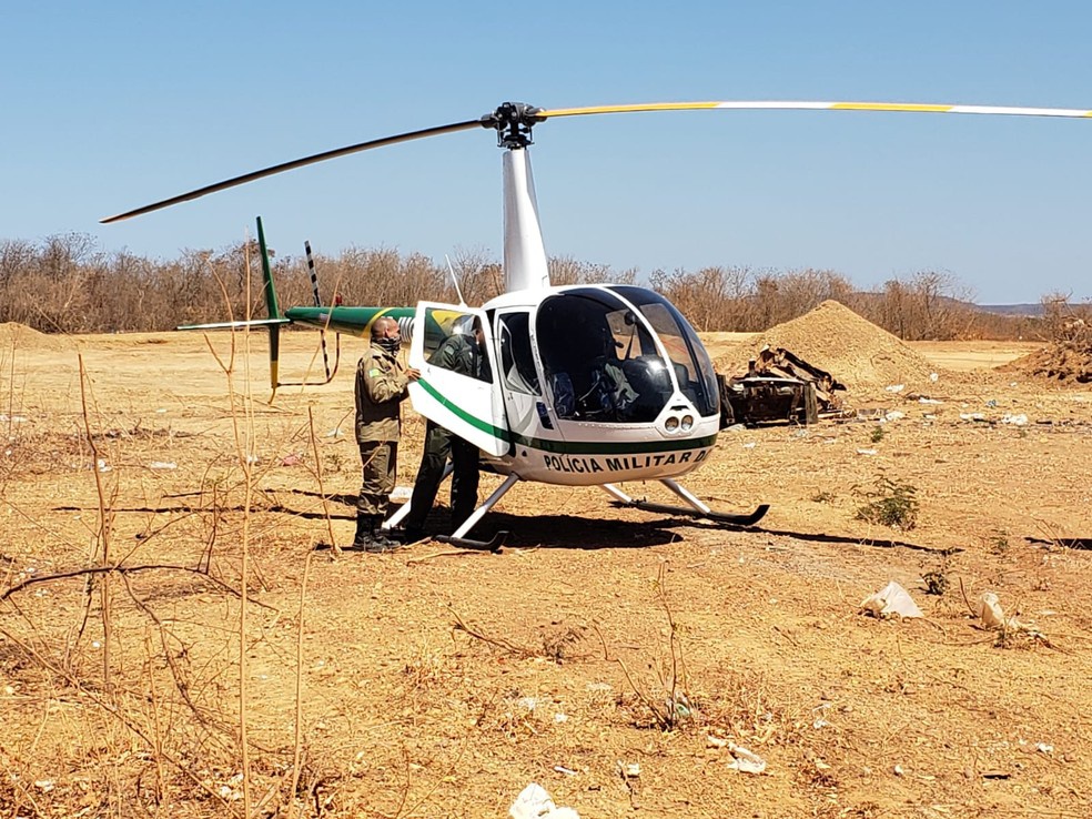 Helicóptero enviado para São Raimundo Nonato