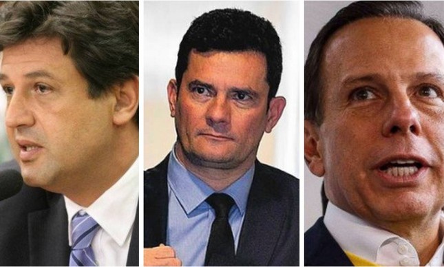 Mandetta, Dória e Moro