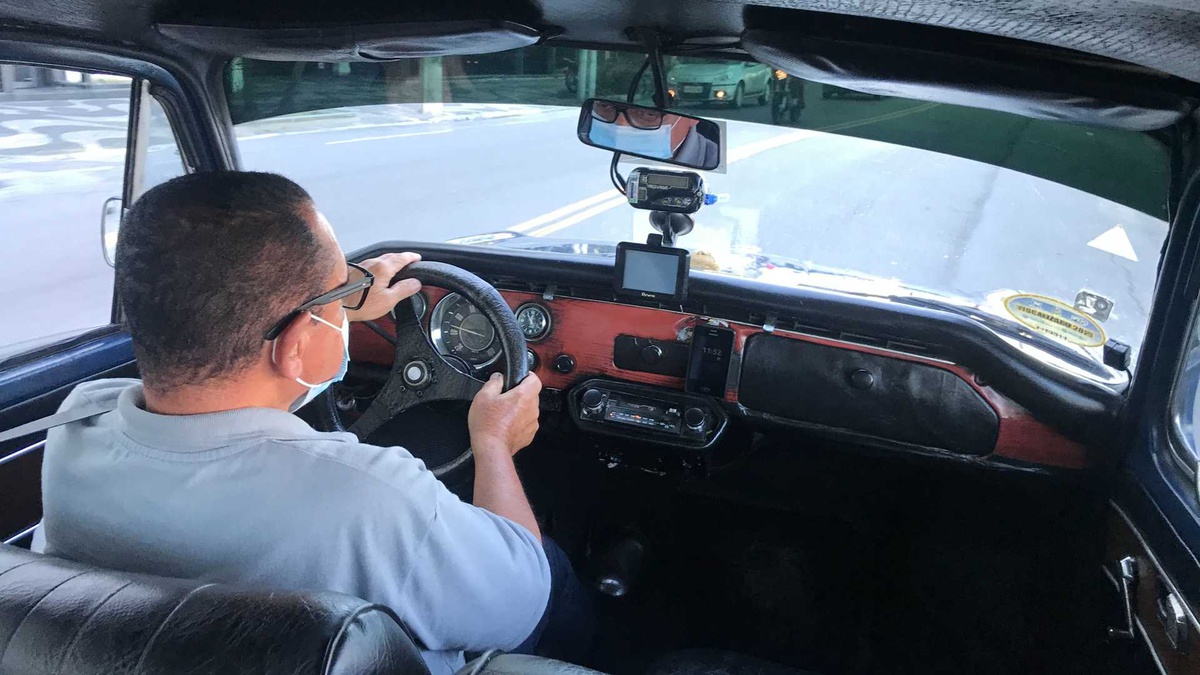 Edson e o taxi