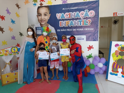 Vacinação de crianças no Piauí