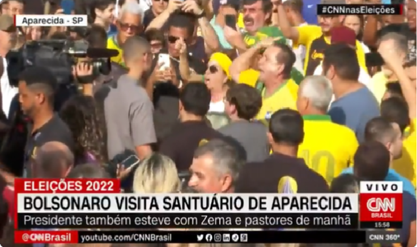 URGENTE: Bolsonaristas agridem jornalistas da TV Aparecida