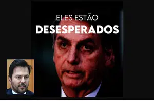 Bolsonaro e Fabio Faria(Montagem pensarpiauí)
