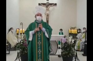 Dom Arnaldo Carvalheiro Neto, bispo de Jundiaí, manda recado a católicos bolsonaristas(Reprodução)