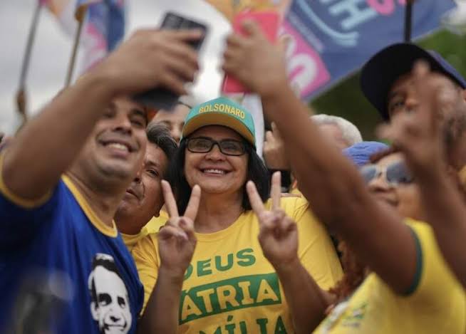 Ex-ministra Damares Alves foi eleita senadora pelo Distrito FederalE