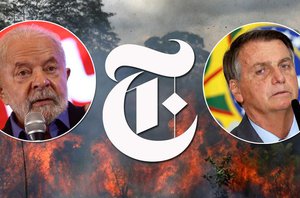 Lula, Bolsonaro e New York Times(Reprodução/247)