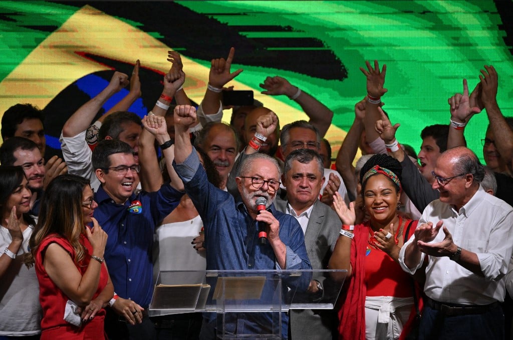Lula discursa após vitória