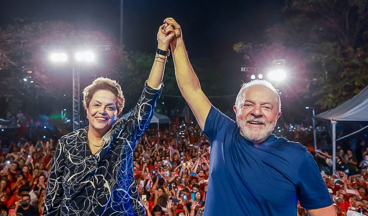 Lula e Dilma em Ipatinga, Minas Gerais