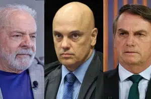 Lula, Moraes e Bolsonaro(Reprodução)