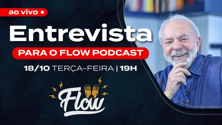 Ao vivo: Lula no Flow Podcast