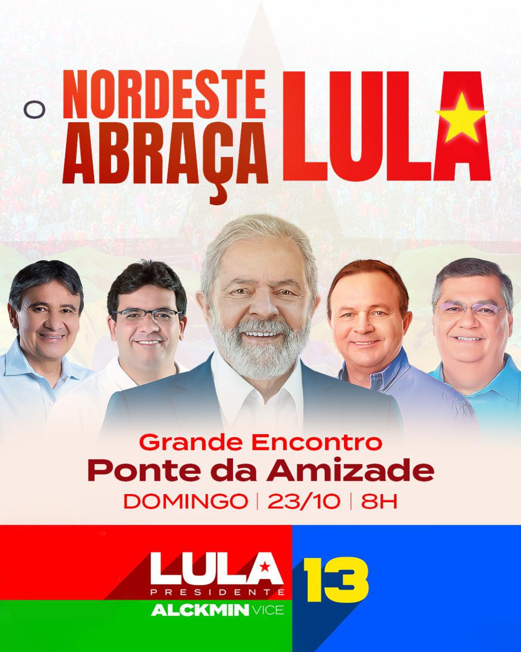 Nordeste abraça Lula