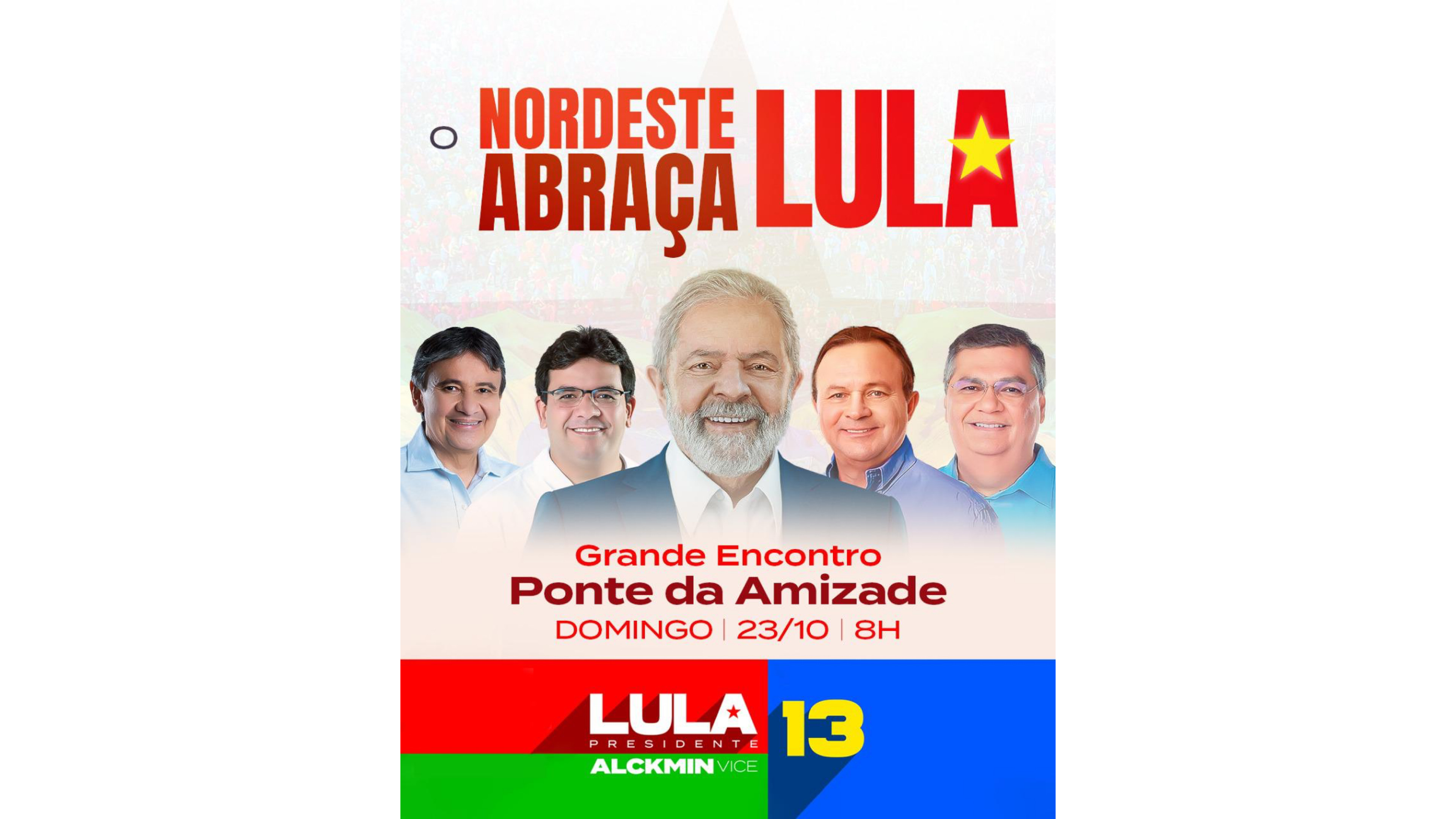 Piauí e Maranhão se unem em ato pró-Lula neste domingo (23)