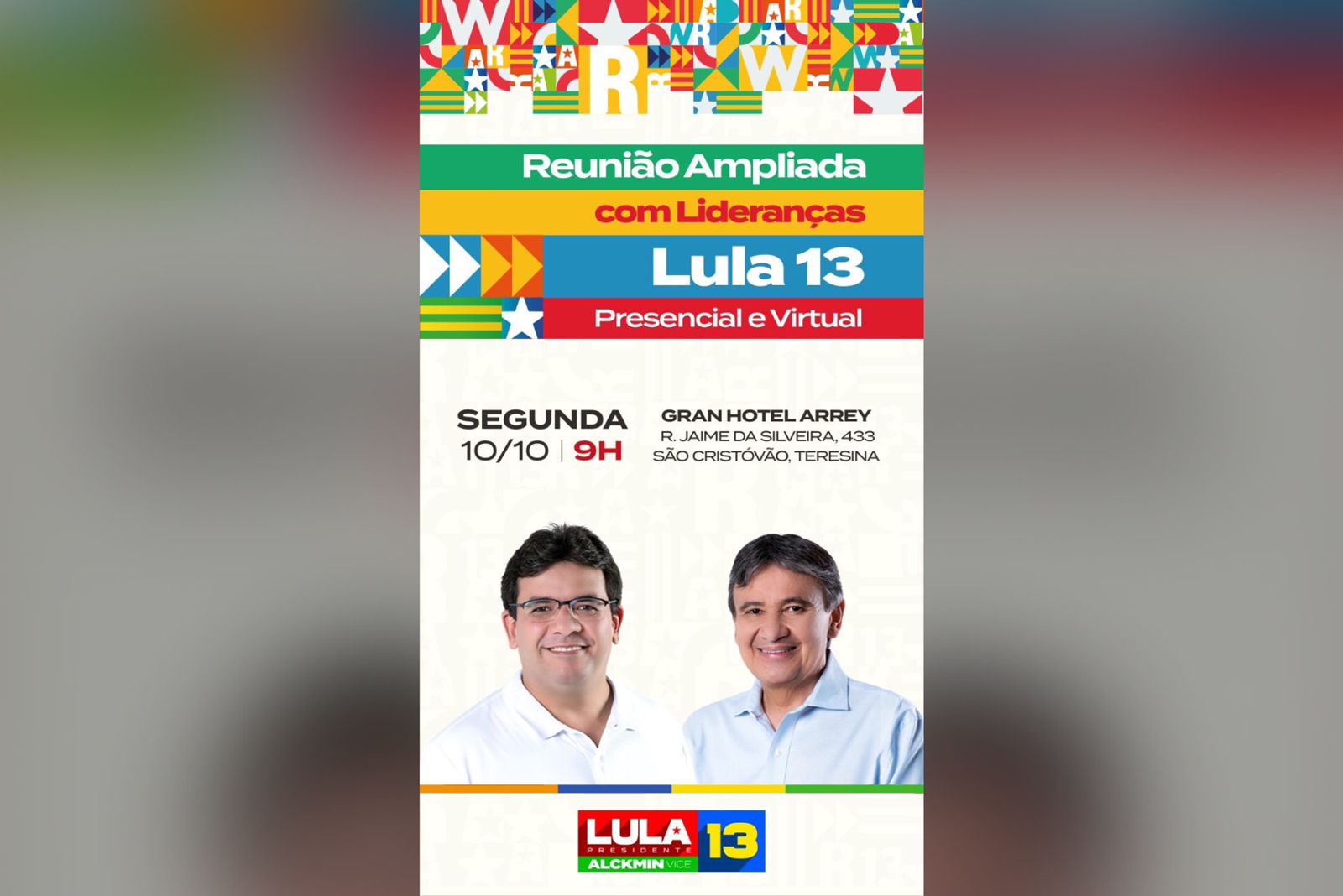 Rafael Fonteles e Wellington Dias reúnem lideranças em nome de Lula