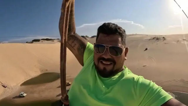 Vídeo: Turista que morreu ao cair de tirolesa no Ceará filmou momento do acidente