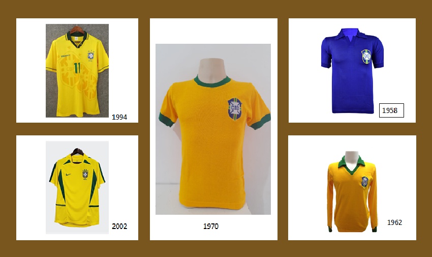 Camisas da Seleção