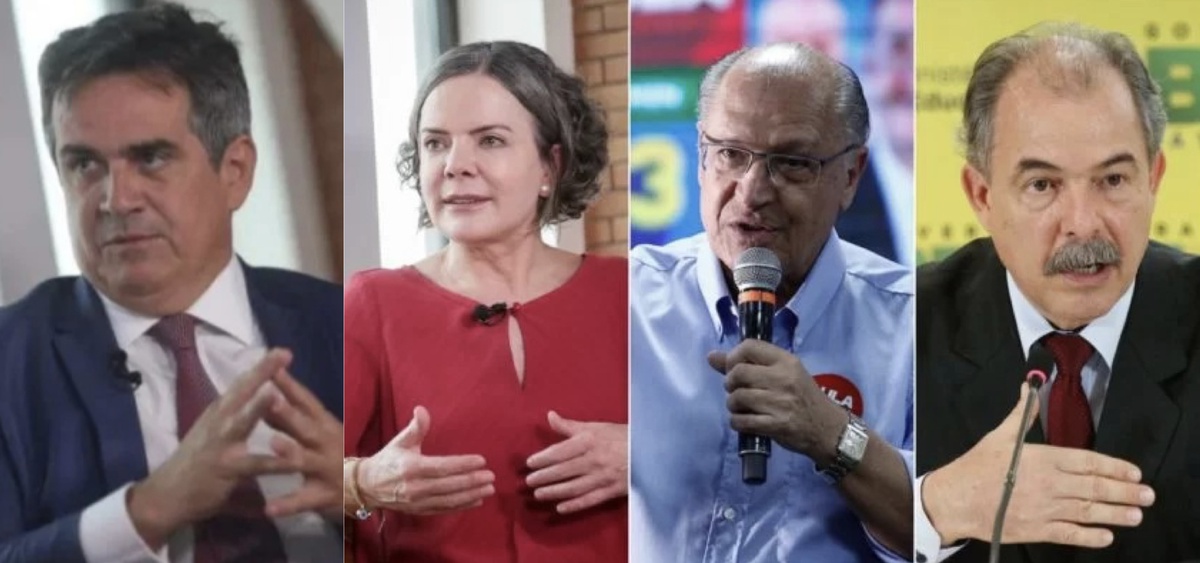 Ciro Nogueira, Gleisi, Alckmin e Mercadante