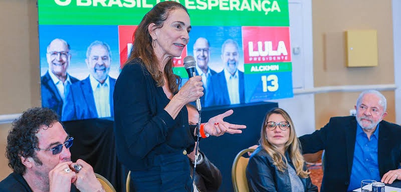 Isabel Salgado em reunião com Lula e representa do esporte