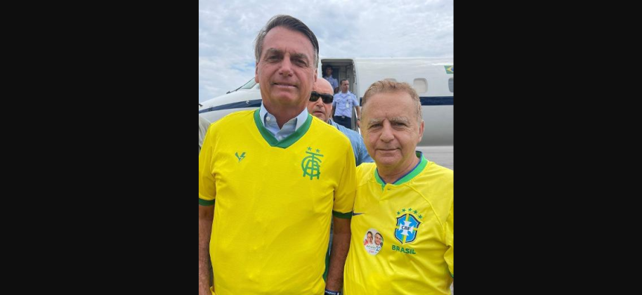 O presidente Jair Bolsonaro e o refeito de Betim, Vittorio Medioli