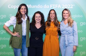 Renata Silveira, Natália Lara, Renata Mendonça e Ana Thais Matos(Reprodução/Globo/Daniela Toviansky)