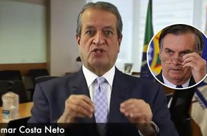 Valdemar Costa Neto e Bolsonaro(Reprodução)