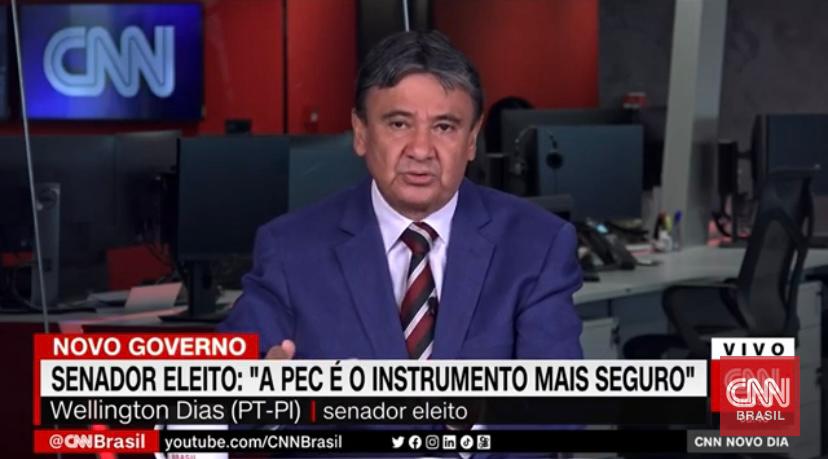 Não é a PEC da transição, é a dos pobres, diz Wellington Dias que agradece Ciro Nogueira