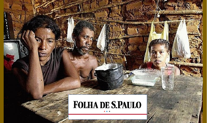 É surreal. E nojento. A FOLHA quer deixar pobres morrerem de fome