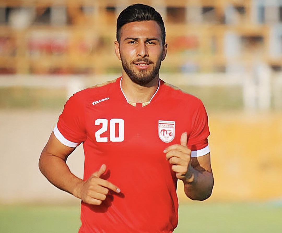 Jogador Amir Nasr-Azadani, de 26 anos