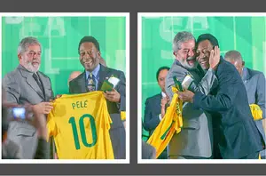 Lula e Pelé(Twitter)
