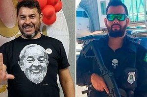 Marcelo Arruda (esq.) foi assassinado pelo bolsonarista Jorge Guaranhos(Reprodução)
