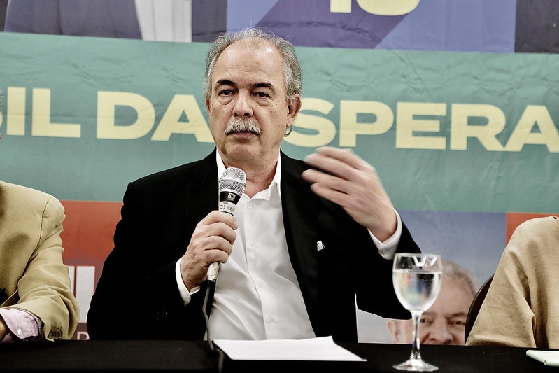 O ex-ministro Aloizio Mercadante (PT