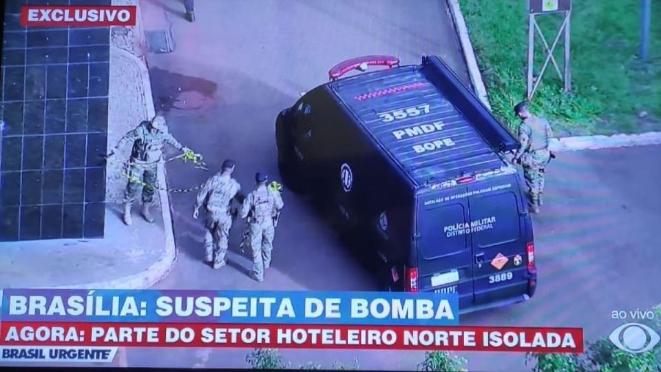 URGENTE: Nova ameaça de bomba em Brasília, no setor hoteleiro